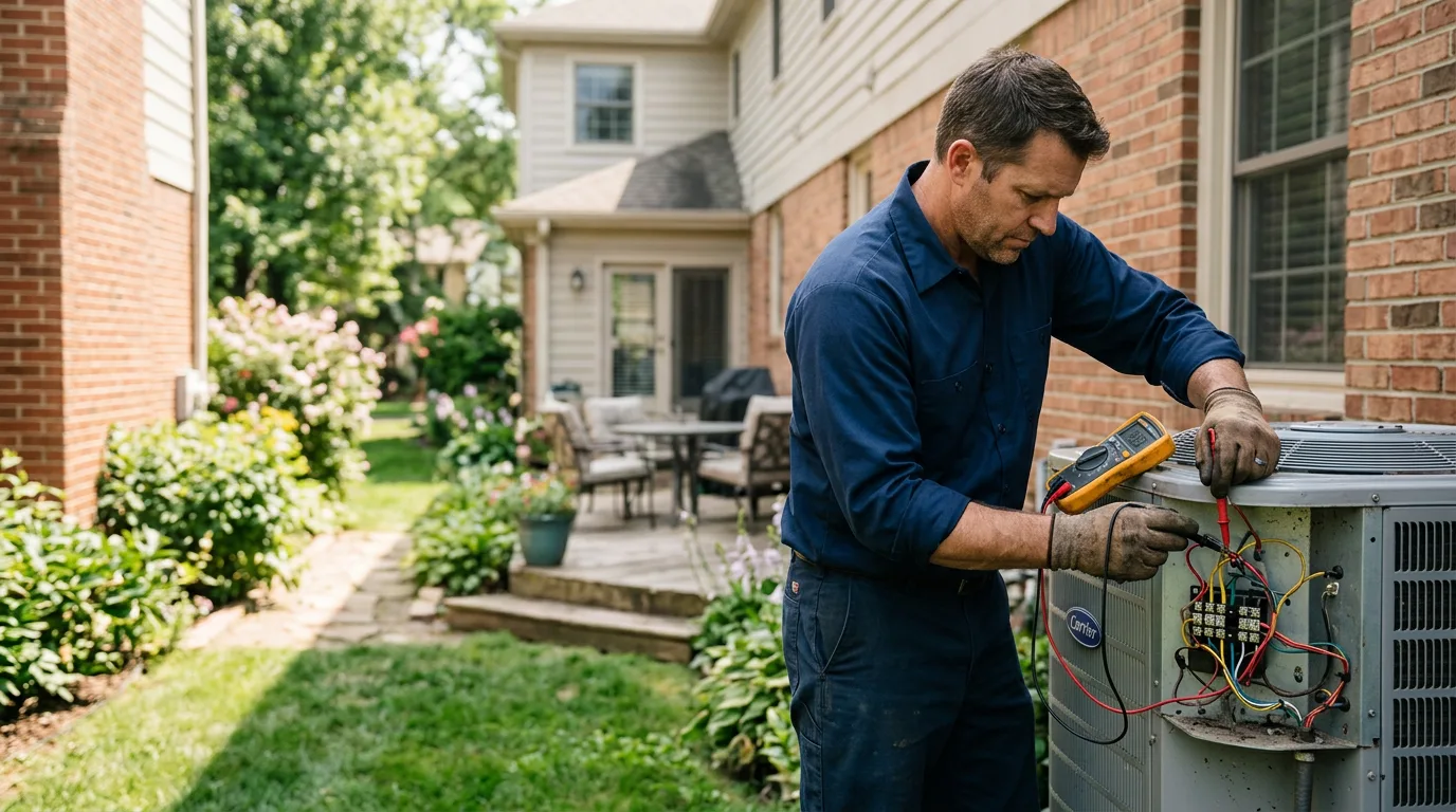 HVAC technician working near Eden, SD